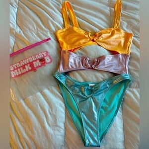 NWT STRAWBERRY MILK MOB SHERBERT ONE PIECE